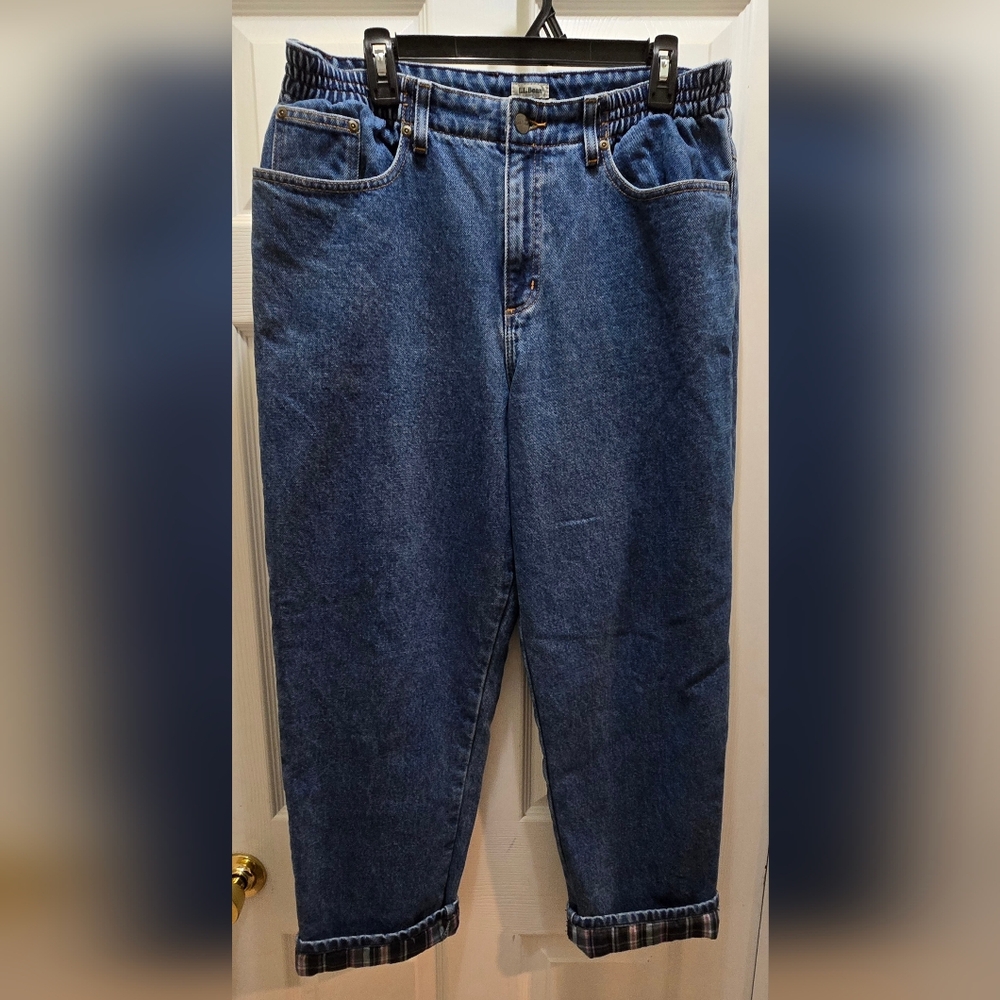 L.L. Bean Lined Relaxed, Size 14 Petite